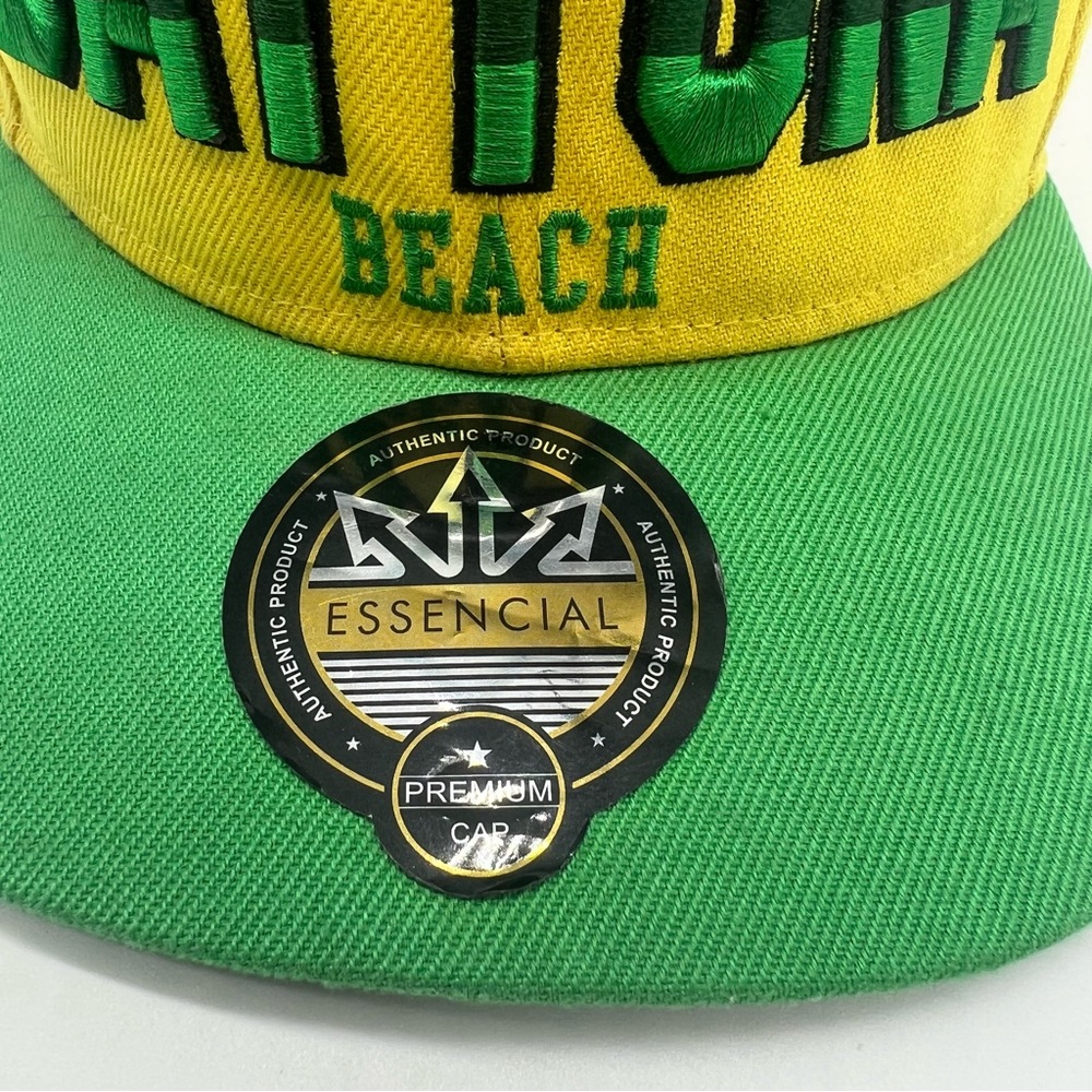Daytona Beach‎ Baseball Hat, Yellow And Green, Essencial - Picture 5 of 7